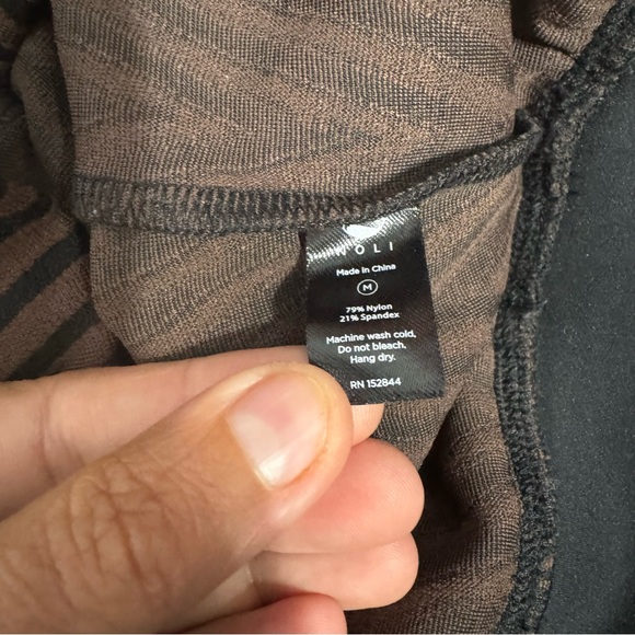 Noli Vienna black brown chevron jogger size medium - Picture 5 of 8